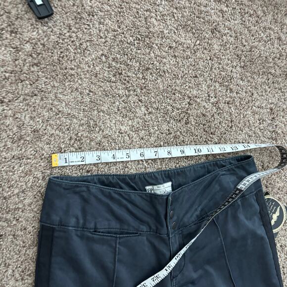 NWT Free People Low Rise Straight Leg Pants Sz 27 90s Y2K Navy Grunge Punk - Picture 10 of 11